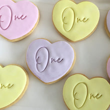 Load image into Gallery viewer, Fondant cookies geelong, birthday cookies, Poppy Jane Cakes Geelong