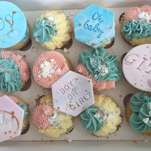 Load image into Gallery viewer, Cupcakes geelong, baby shower cupcakes geelong, cupcakes, baby shower
