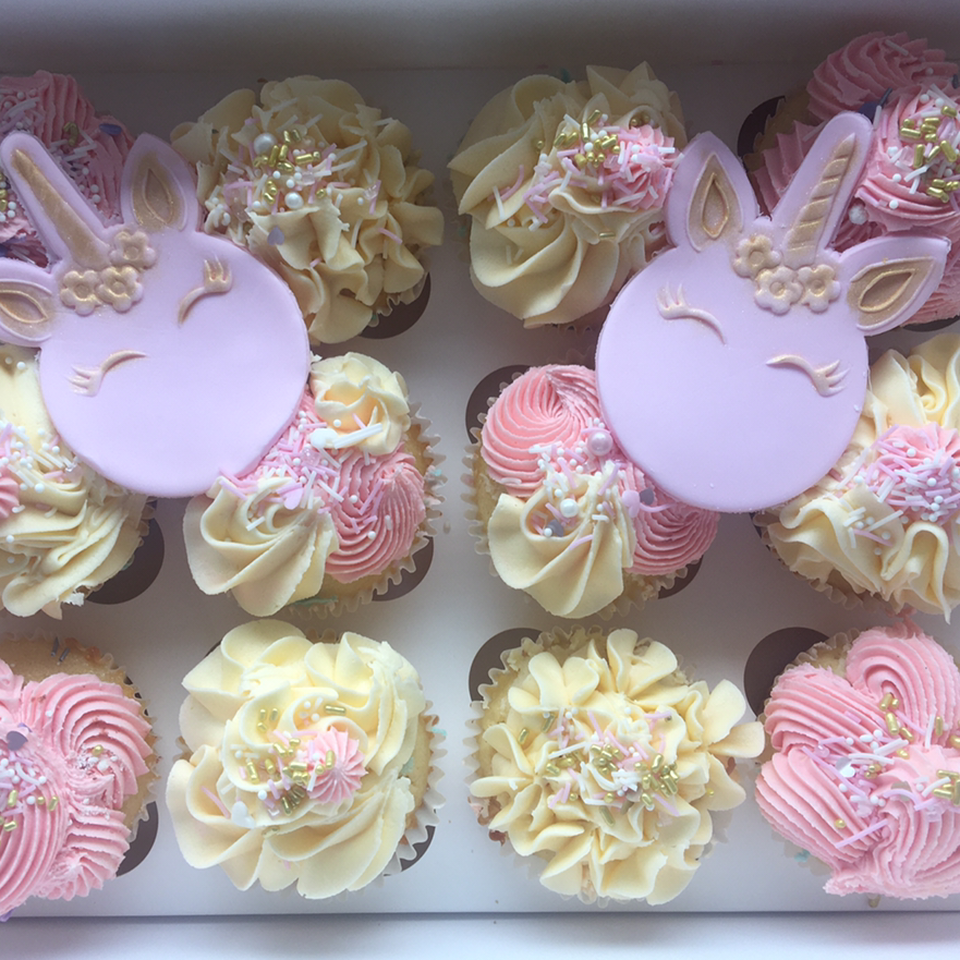 Unicorn cupcakes geelong, birthday cupcakes Geelong, Poppy Jane Cakes Geelong